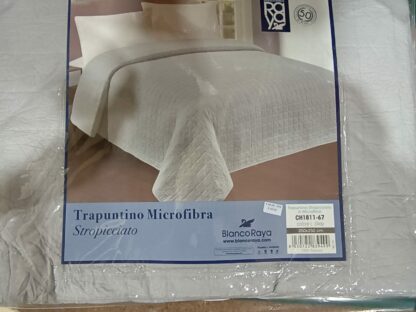 QUILT MICROF. 2P IMPUN. SILVER STROPICCIATO - immagine 2
