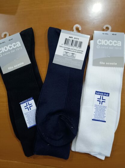 CALZA COT. CORTA SANITARIA 317/1