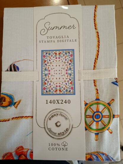 TOVAGLIA COT. STAMP. 140x240 JOY SUMMER - immagine 2