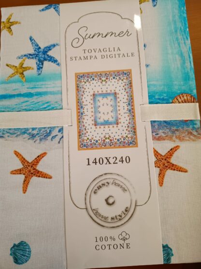 TOVAGLIA COT. STAMP. 140x240 JOY SUMMER - immagine 3