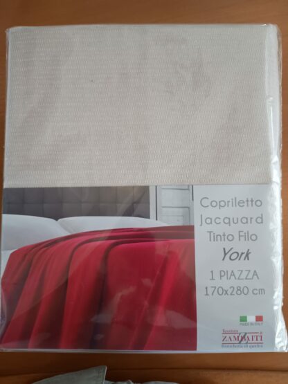 COPRILETTO TINTO FILO T.U. 1P YORK - immagine 4