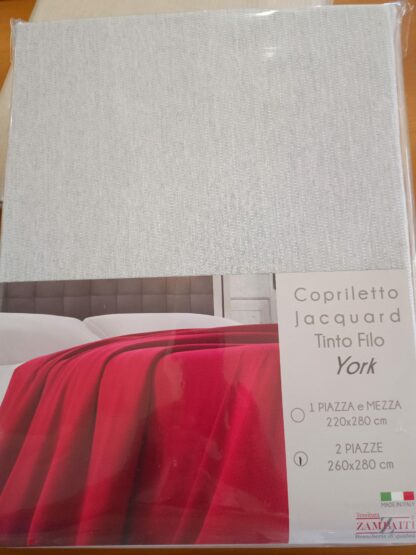 COPRILETTO TINTO FILO T.U. 2P YORK - immagine 5