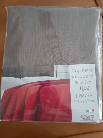 COPRILETTO TINTO FILO T.U. 1P YORK - immagine 2