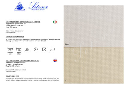 TAGLIO COPRIL. IDA CM. 270x290/300 TRICOT
