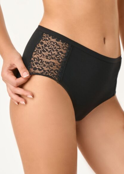 SLIP MIDI COT. ORGANICO C/PIZZO 107IN