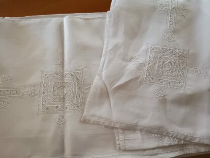 SERV. X 12 LINO RICAMATO 5939 - immagine 2
